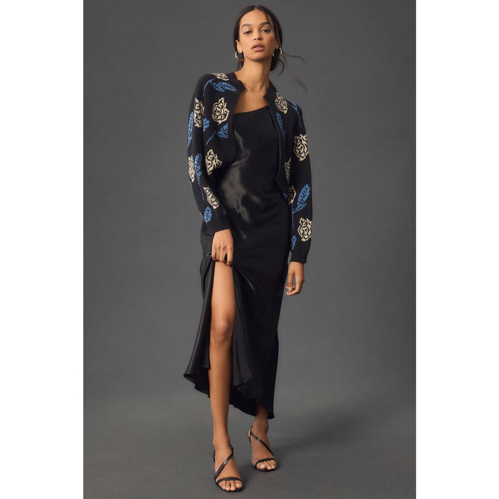Anthropologie X Maeve Printed Knit Shrug Multicolor One Size NWT